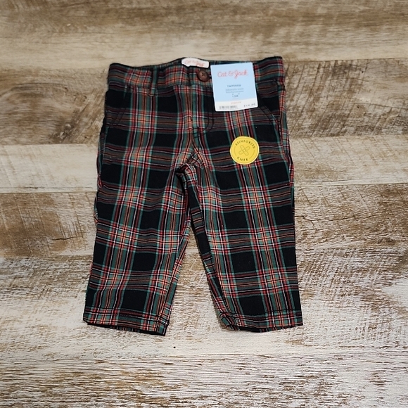 Cat & Jack Other - Cat & Jack Red and Black Formal Pants